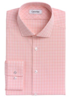 Calvin Klein Slim Fit Non-Iron Check Dress Shirt