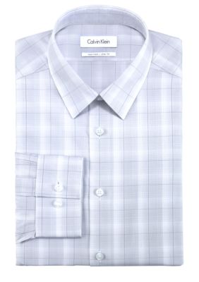 Calvin Klein Slim Fit Non Iron Check Dress Shirt