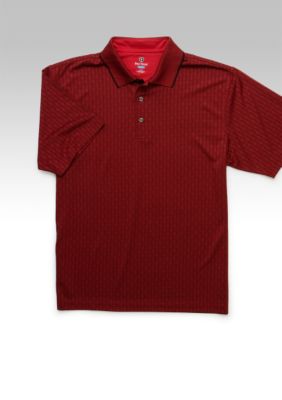 Pro Tour&reg; Diamond Jaquard Polo Knit