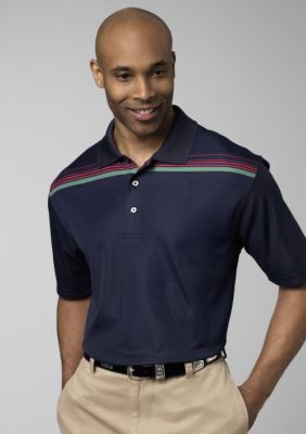 Pro Tour&reg; Chest Stripe Polo Knit