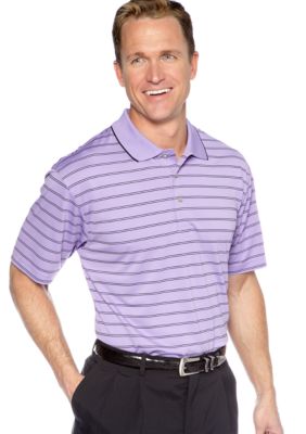 Pro Tour&reg; Double Fine Line Stripe Polo