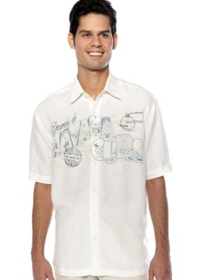 Cubavera Havana Print Shirt