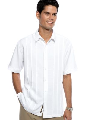Cubavera Pick-stitch Pleat Front Woven