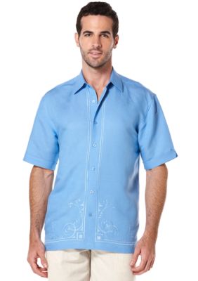 Cubavera Embroidered Woven Shirt