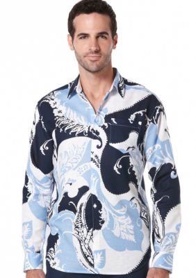 Cubavera Large Ornate Pattern Shirt