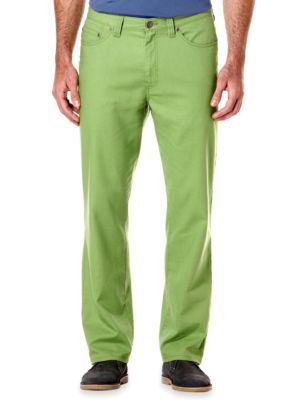 Cubavera 5-Pocket Washed Linen Pants