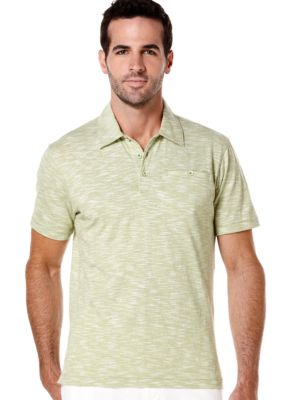 Cubavera Cotton Slub Knit Polo