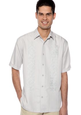 Cubavera Full Button Embroidered Shirt
