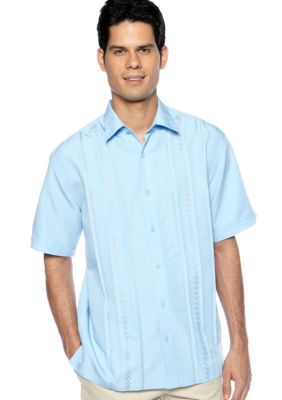 Cubavera Dobby Embroidery Shirt