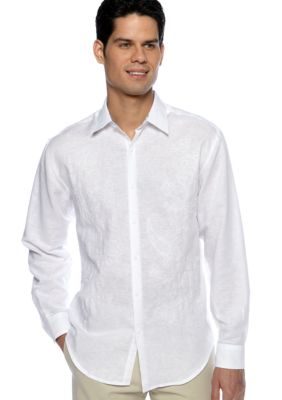 Cubavera Ornate Embroidered Shirt