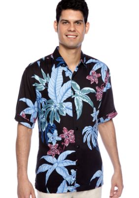 Cubavera Tropical Print Shirt