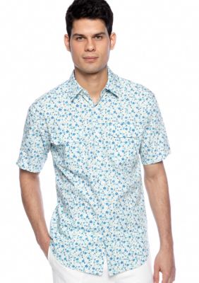 Cubavera Floral Print Shirt
