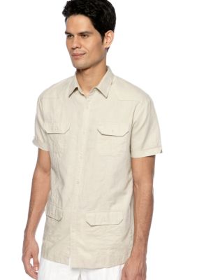 Cubavera Embroidered Guayabera Shirt