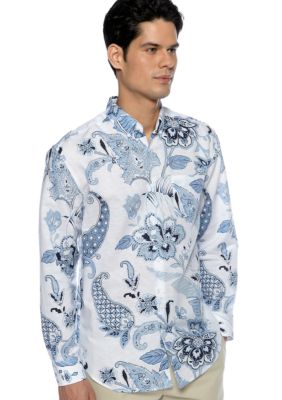 Cubavera Ornate Printed Shirt