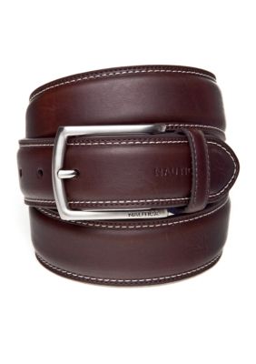 Nautica Cut Round Edge Dress Belt