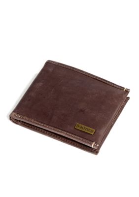 Nautica Cow Snow Passcase Wallet