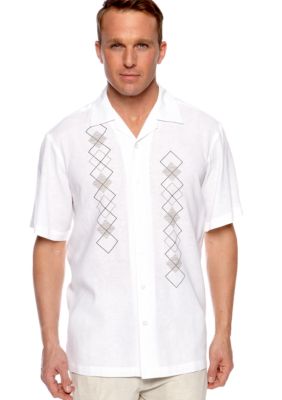 Saddlebred Argyle Linen Shirt
