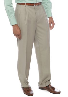 Louis Raphael Classic Fit Comfort Pleat Front Dress Pants