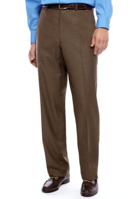 Louis Raphael Classic Fit Flat Front Pants