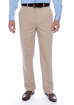 Louis Raphael Classic Fit Flat Front Dress Pants