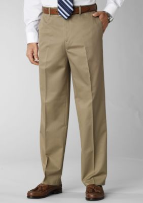 Louis Raphael  Plain Front Luxury Cotton Twill Pants