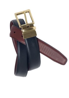 Polo Ralph Lauren Leather Reversible Dress Belt