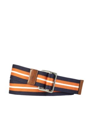 Polo Ralph Lauren Striped Cotton Webbed Belt