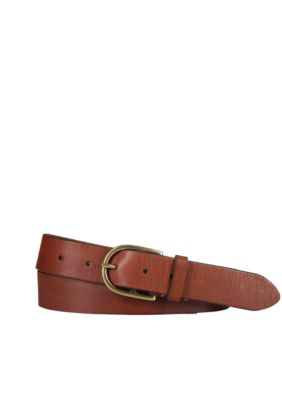 Polo Ralph Lauren Stirrup-Buckle Classic Leather Belt