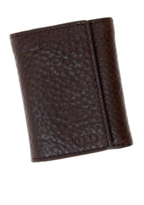 Lauren Ralph Lauren Leathergoods Brown Oil Milled Trifold
