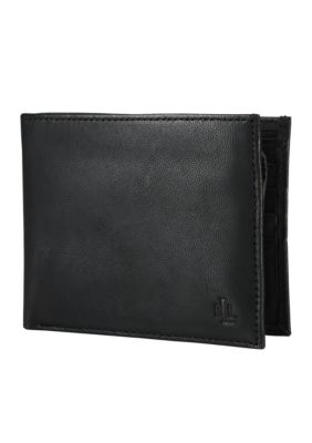 Lauren Ralph Lauren Leathergoods Black Burnished Passcase
