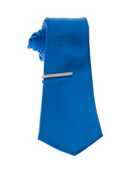 Madison Slim Tie with Tie Bar