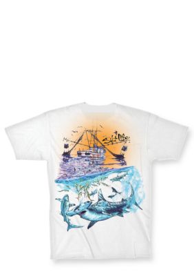 Salt Life Shark Frenzy Tee