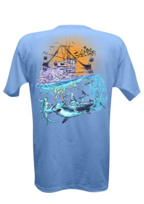 Salt Life Shark Frenzy Tee