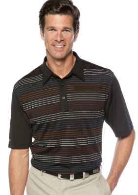 Greg Norman Collection Edo Texture Multi Stripe Polo
