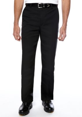 Greg Norman Collection Pinstripe Flat Front Pants