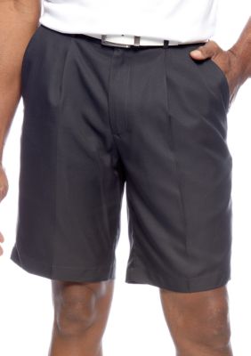 Greg Norman Collection Pleated Mini Check Shorts