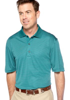 Greg Norman Collection Fine Line Stripe Polo