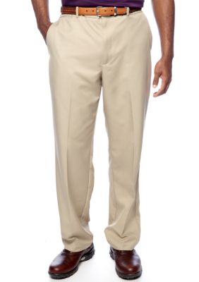Greg Norman Collection Flat Front Microfiber Pants