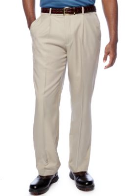 Greg Norman Collection Single Pleated Check Pants