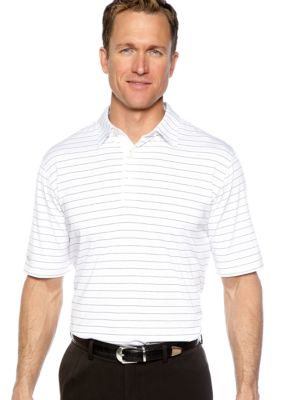 Greg Norman Collection La Playa Embossed Stripe Polo