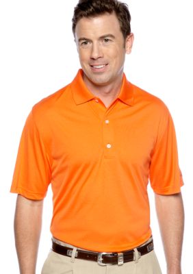 Greg Norman Collection Textured Solid Polo