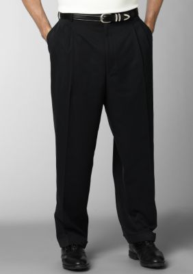 Greg Norman&reg; Collection Big & Tall Textured Microfiber Pleated  Pant