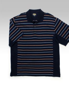 Greg Norman&reg; Collection Multi Textured Stripe Polo Knit