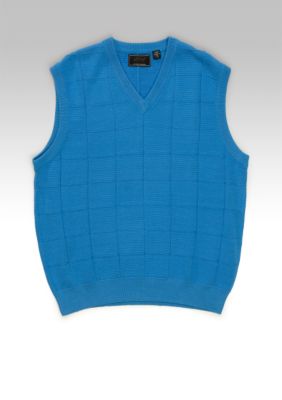 Greg Norman&reg; Collection Textured Check Vest