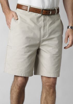 Saddlebred&trade; Flat Front Twill Short