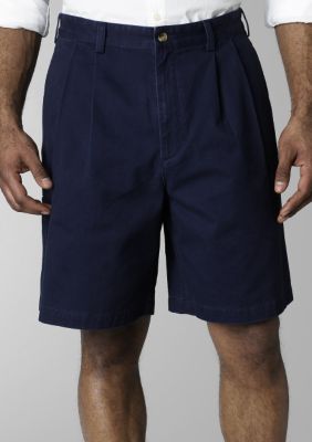 Saddlebred&trade; Pleated Twill Shorts