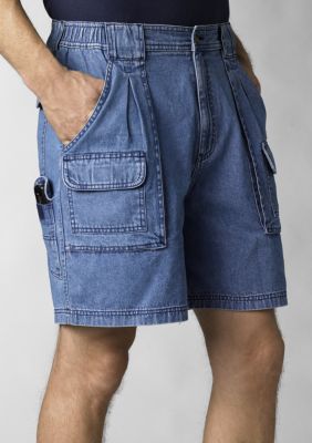 Saddlebred&trade; Hiker Cargo Short in Denim