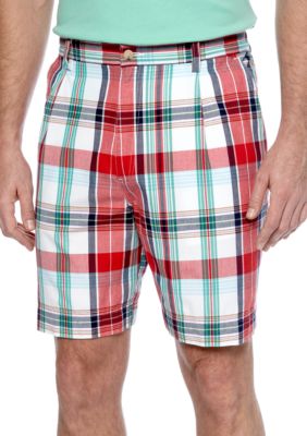 Saddlebred&reg; Plaid Shorts