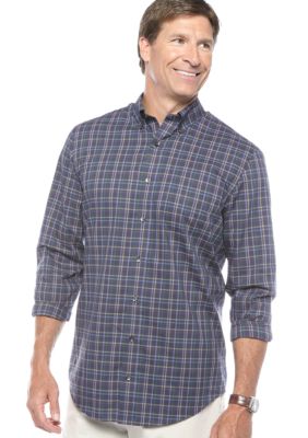 Saddlebred Big & Tall Wrinkle Free Plaid Woven