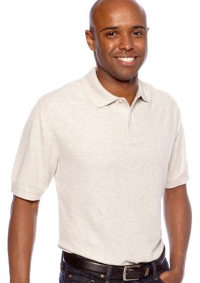 Saddlebred&reg; Solid Pique Polo
